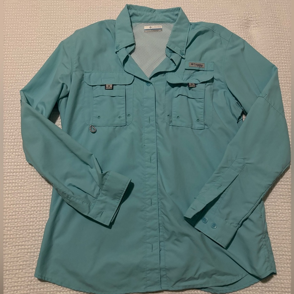 COLUMBIA Fishing/Outdoor Long-sleeve Shirt